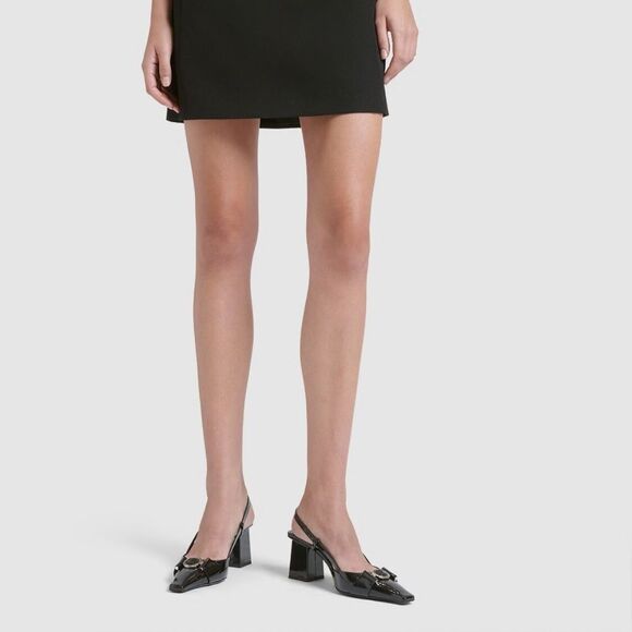 Versace Medusa Buckle Leather Slingback Pumps size 41 - Picture 2 of 15